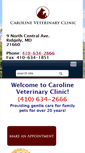 Mobile Screenshot of carolineveterinaryclinic.com